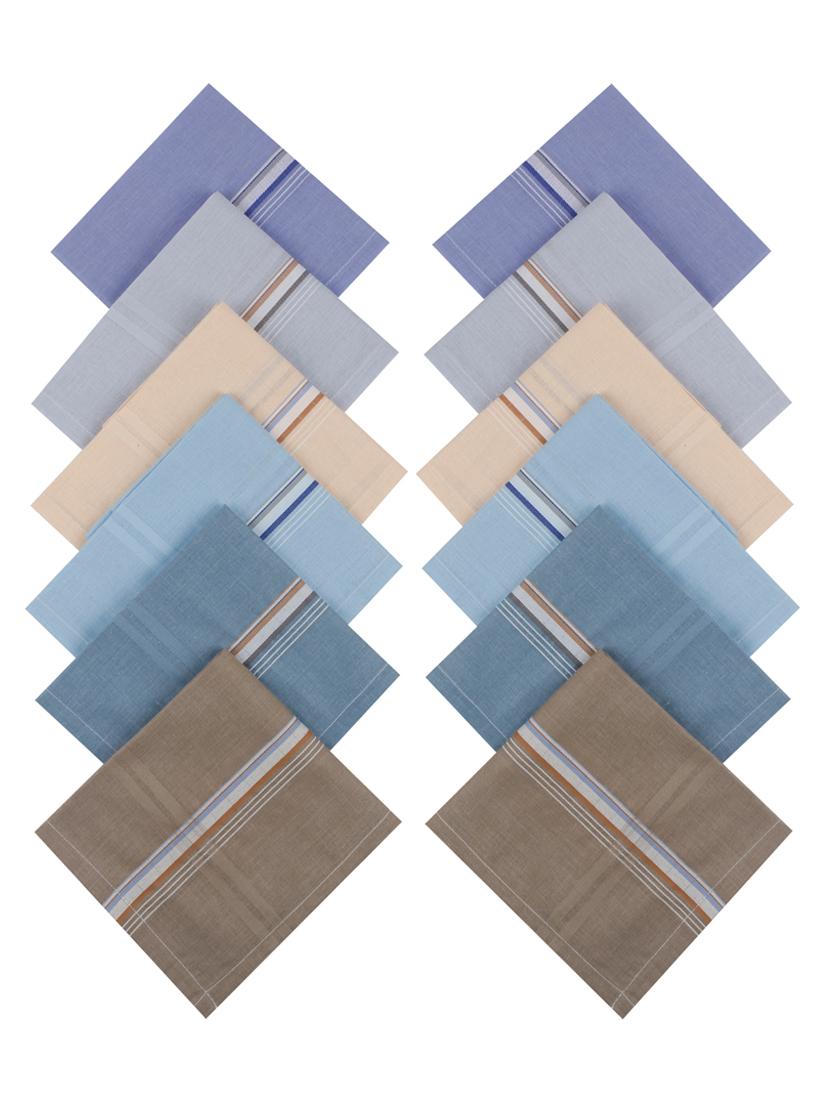 multi-coloured cotton handkerchief set of 12 - 17542302 - Zoom Image - 1