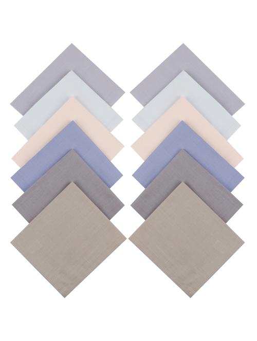 multi-coloured cotton handkerchief set of 12 - 17542303 - Standard Image - 1