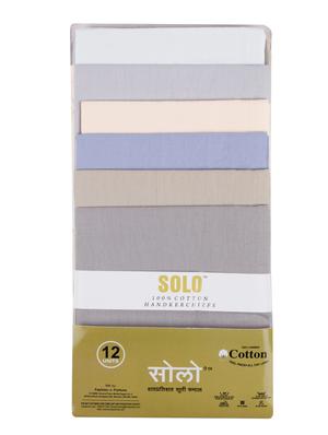 multi-coloured cotton handkerchief set of 12 - 17542303 - Standard Image - 2