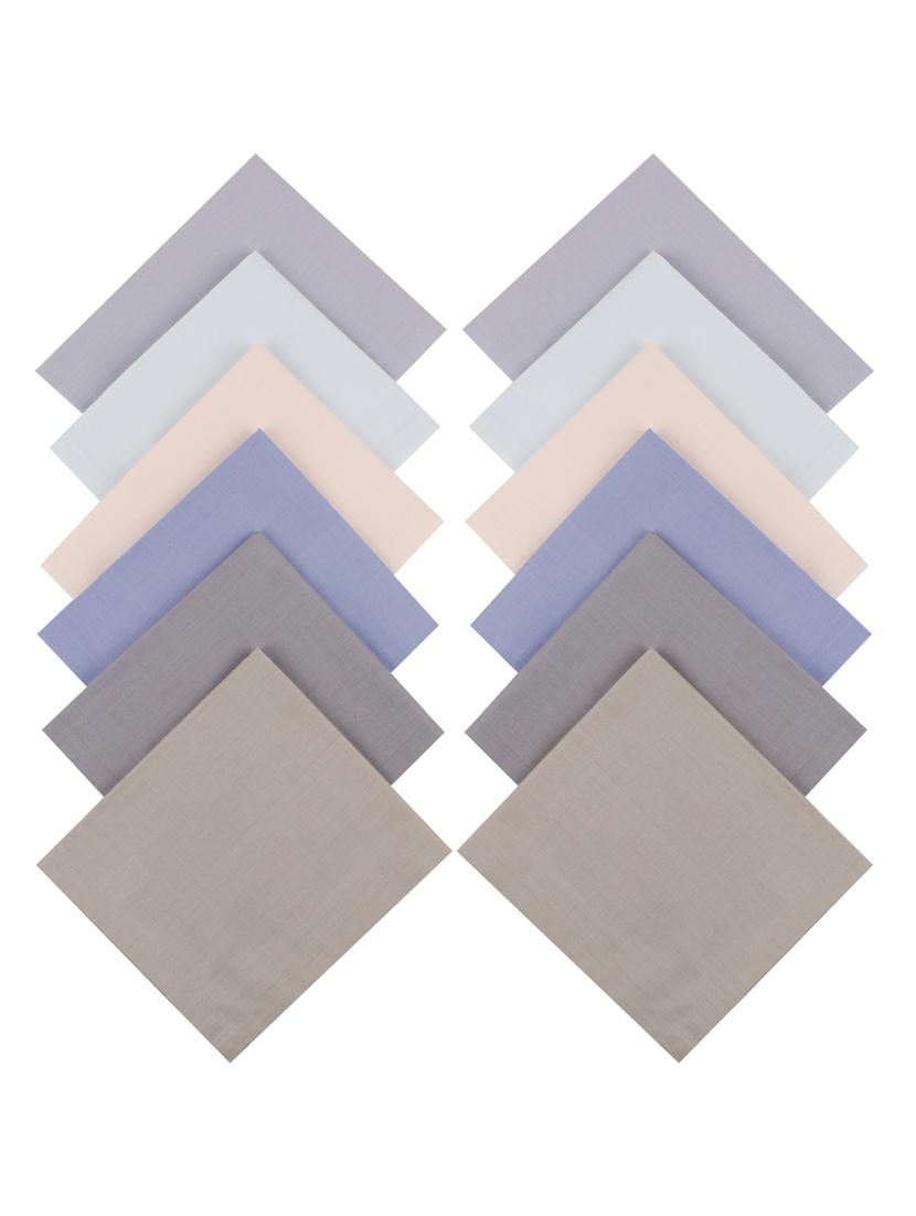 multi-coloured cotton handkerchief set of 12 - 17542303 - Zoom Image - 1