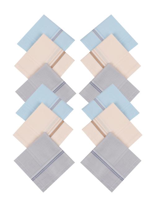 multi-coloured cotton handkerchief set of 12 - 17542304 - Standard Image - 1