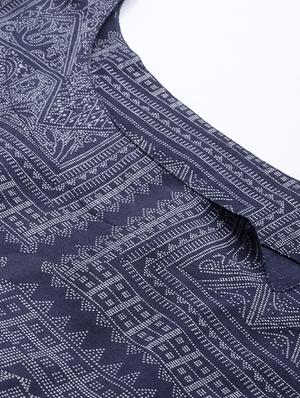 printed straight kurta - 17542307 - Standard Image - 5