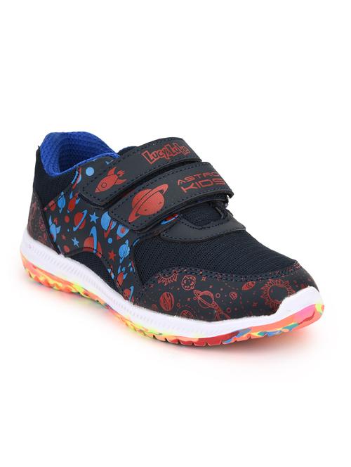 navy blue mesh sports shoe - 17542325 - Standard Image - 1
