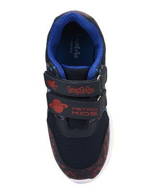 navy blue mesh sports shoe - 17542325 - Standard Image - 4