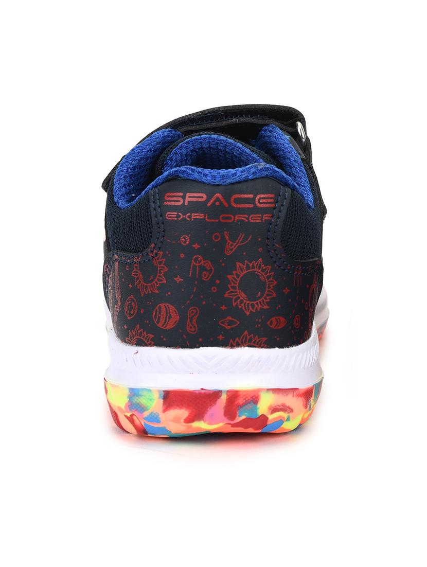 navy blue mesh sports shoe - 17542325 - Zoom Image - 3