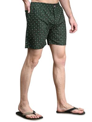green printed boxer - 17542394 - Standard Image - 2