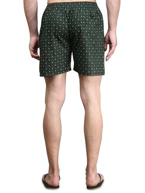 green printed boxer - 17542394 - Standard Image - 3