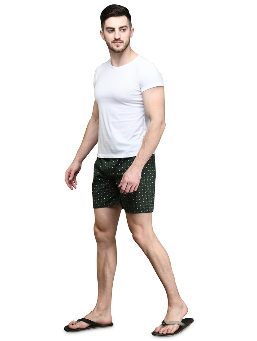 green printed boxer - 17542394 - Zoom Image - 4