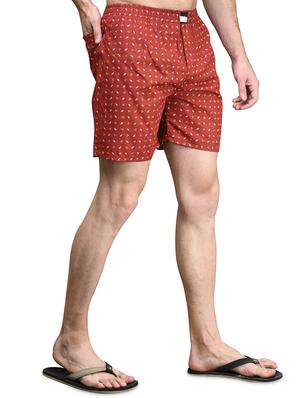 red printed boxer - 17542395 - Standard Image - 2