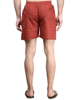 red printed boxer - 17542395 - Standard Image - 3