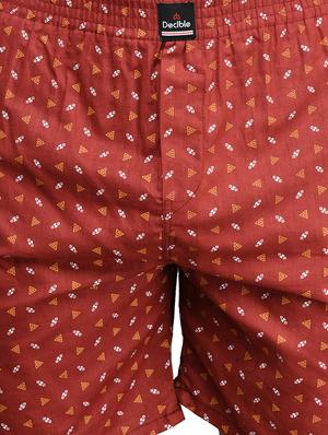 red printed boxer - 17542395 - Standard Image - 5