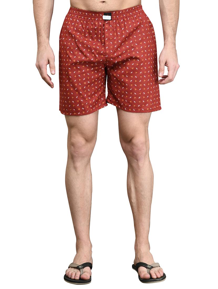 red printed boxer - 17542395 - Zoom Image - 1