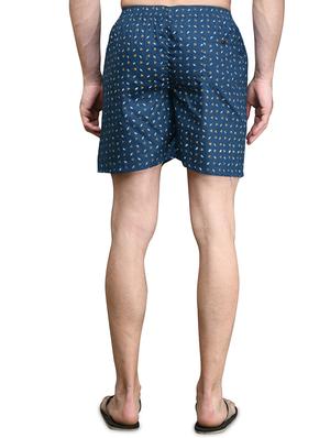 navy blue printed boxer - 17542396 - Standard Image - 3