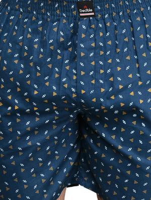 navy blue printed boxer - 17542396 - Standard Image - 5