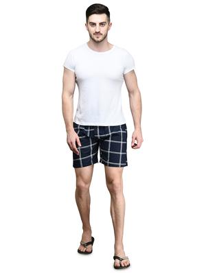 navy blue checkered boxer - 17542397 - Standard Image - 4