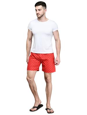 red printed boxer - 17542398 - Standard Image - 4