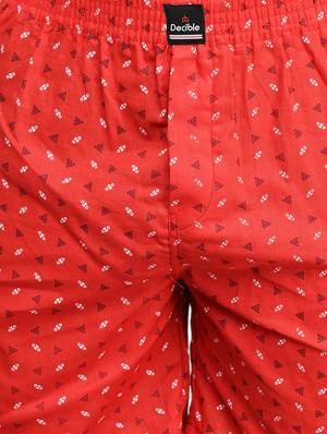 red printed boxer - 17542398 - Standard Image - 5