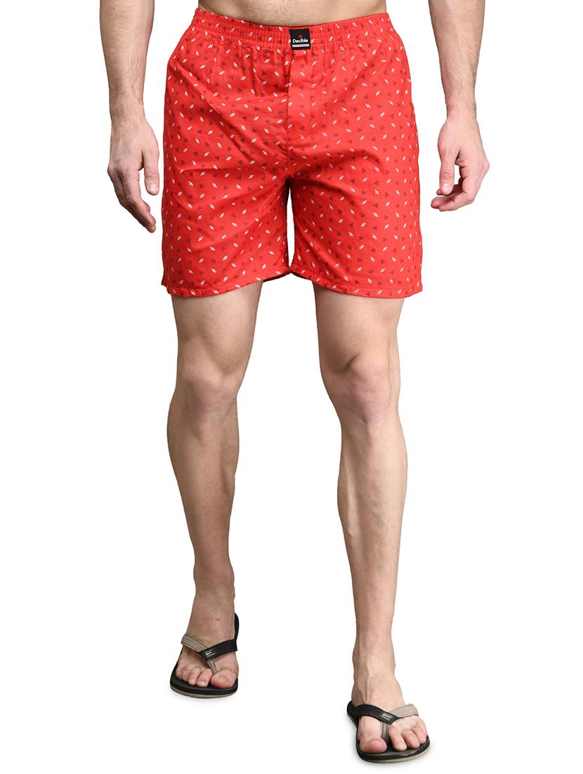 red printed boxer - 17542398 - Zoom Image - 1