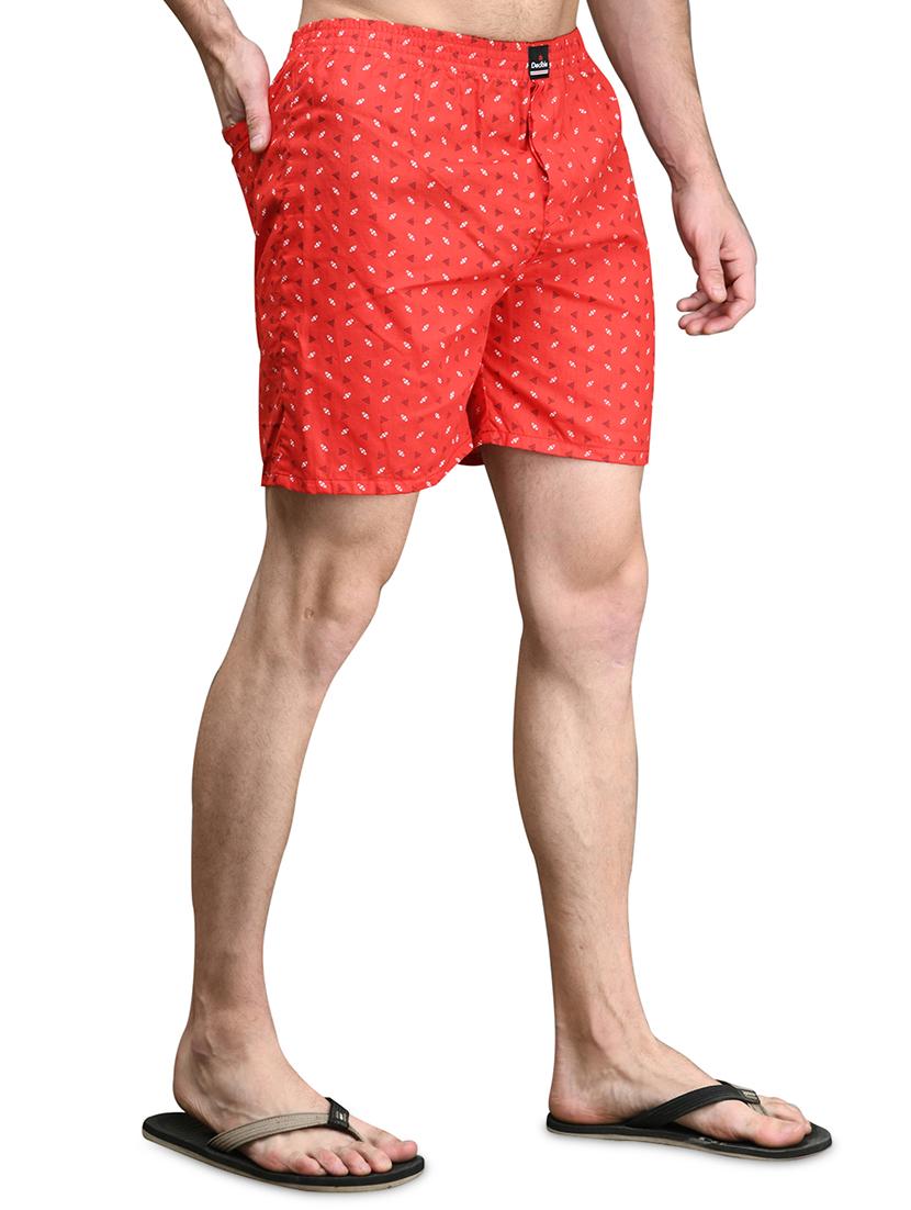 red printed boxer - 17542398 - Zoom Image - 2