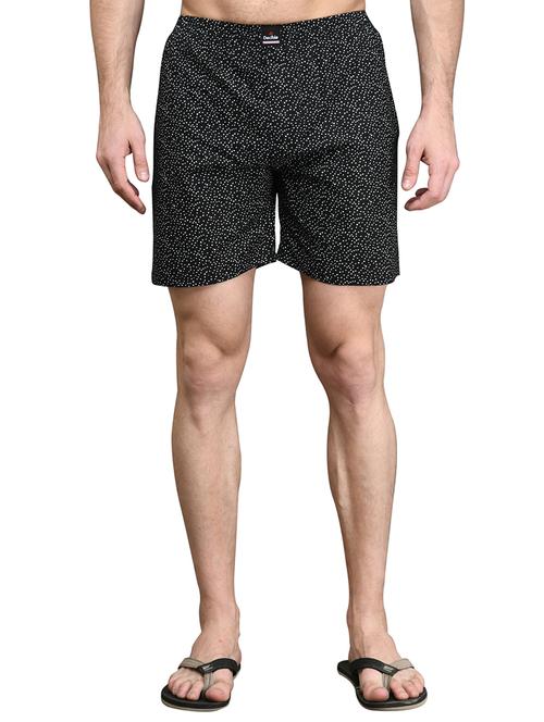 black printed boxer - 17542399 - Standard Image - 1