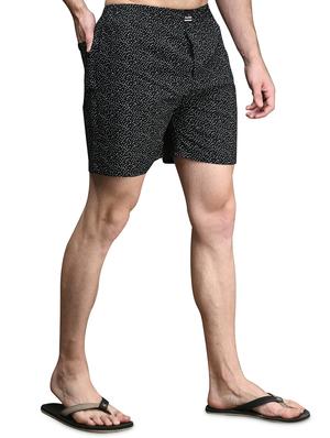 black printed boxer - 17542399 - Standard Image - 2