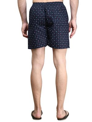 navy blue printed boxer - 17542400 - Standard Image - 3