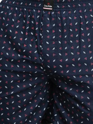 navy blue printed boxer - 17542400 - Standard Image - 5