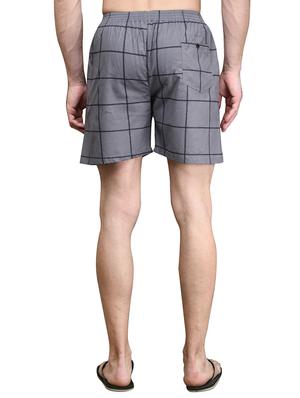 grey checkered boxer - 17542402 - Standard Image - 3