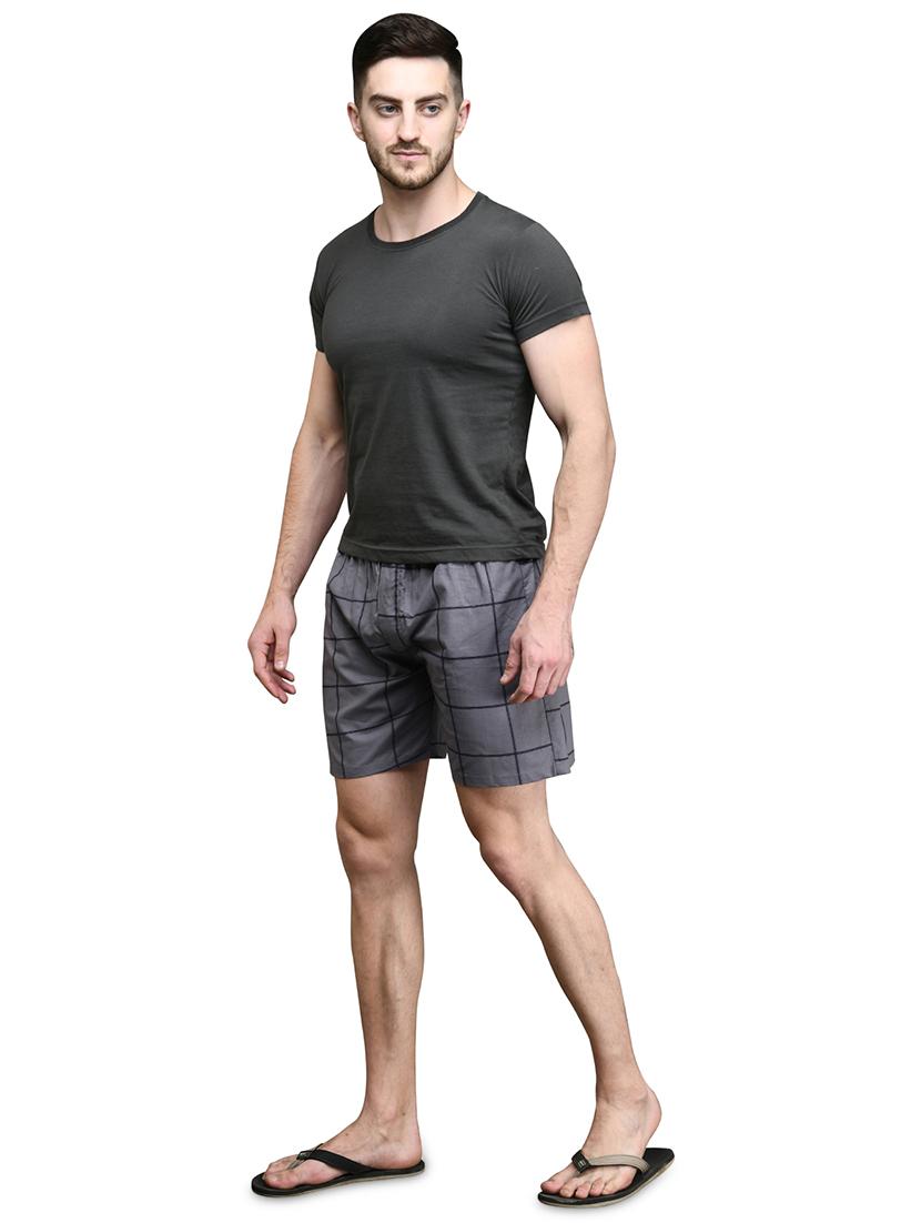 grey checkered boxer - 17542402 - Zoom Image - 4