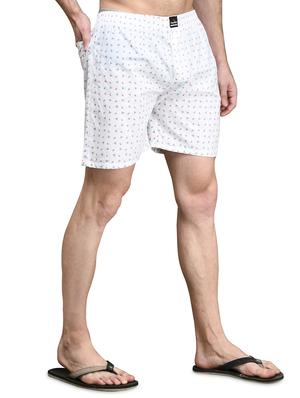 white printed boxer - 17542403 - Standard Image - 2