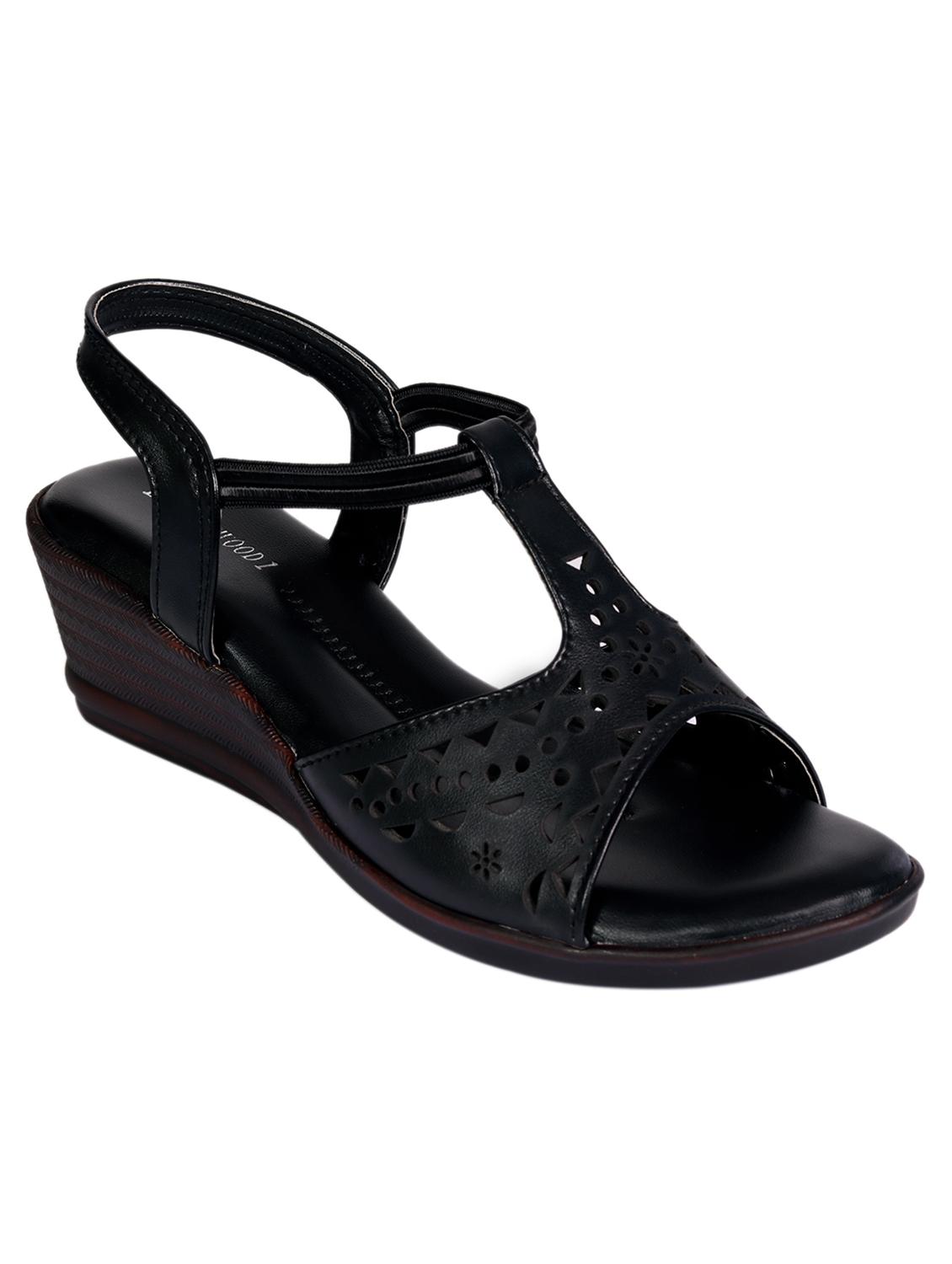 leatherwood1 synthetic leather casual wedges sandal for women's (brown) 888634 - 17542411 - Zoom Image - 1