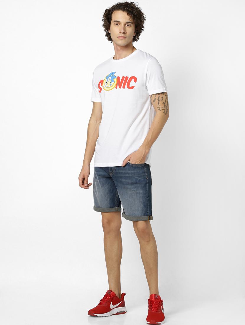 white printed t-shirt - 17542428 - Zoom Image - 4
