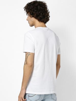 white printed t-shirt - 17542429 - Standard Image - 3