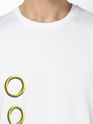 white printed t-shirt - 17542429 - Standard Image - 5