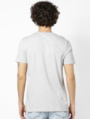 grey printed t-shirt - 17542430 - Standard Image - 3