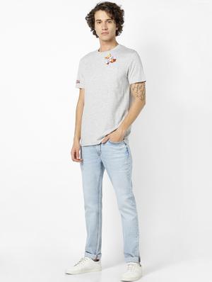 grey printed t-shirt - 17542430 - Standard Image - 4