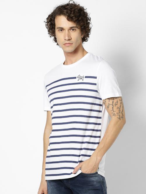 white striped t-shirt - 17542433 - Standard Image - 1