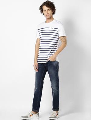 white striped t-shirt - 17542433 - Standard Image - 4