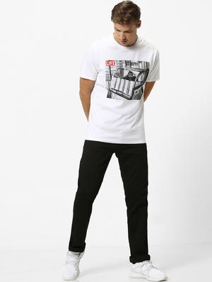 white printed t-shirt - 17542440 - Standard Image - 4