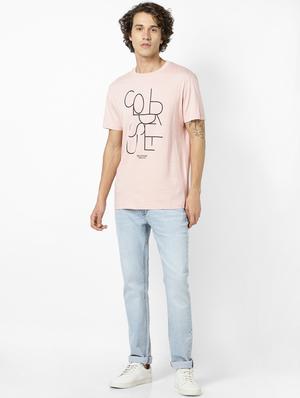 pink typographic print t-shirt - 17542452 - Standard Image - 4