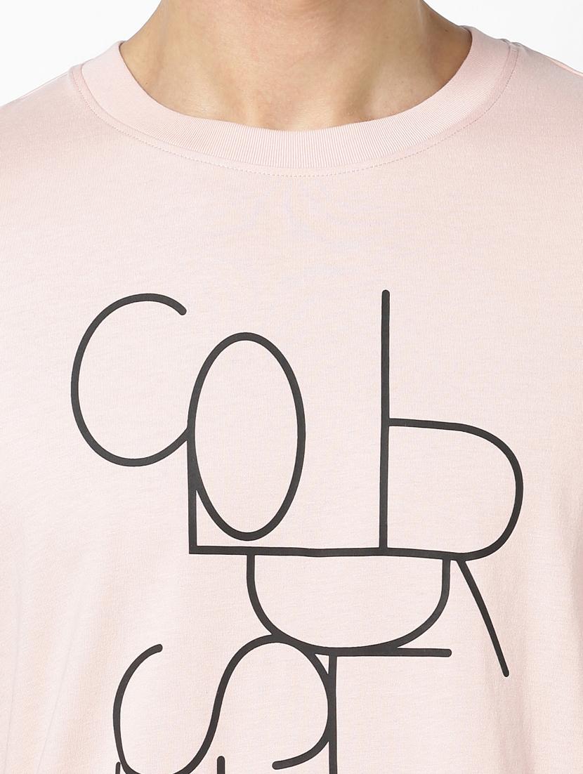 pink typographic print t-shirt - 17542452 - Zoom Image - 5