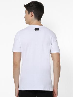 white printed t-shirt - 17542455 - Standard Image - 3