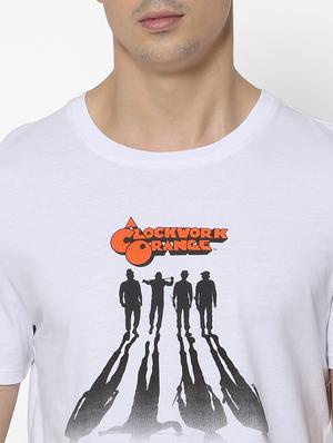 white printed t-shirt - 17542455 - Standard Image - 5