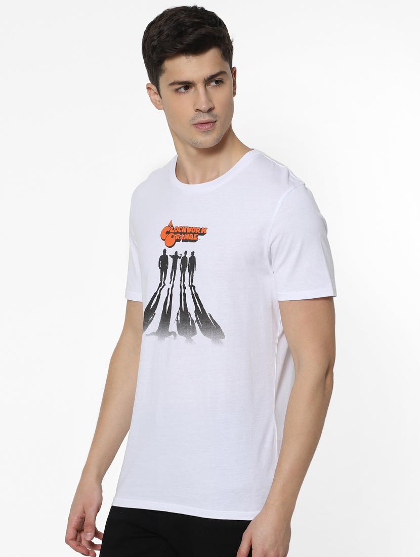 white printed t-shirt - 17542455 - Zoom Image - 2