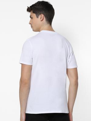 white printed t-shirt - 17542456 - Standard Image - 3