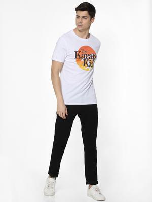 white printed t-shirt - 17542456 - Standard Image - 4