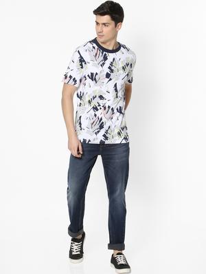 white printed t-shirt - 17542466 - Standard Image - 4