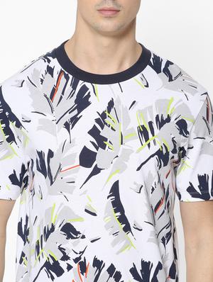 white printed t-shirt - 17542466 - Standard Image - 5