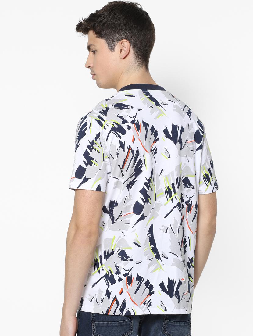 white printed t-shirt - 17542466 - Zoom Image - 3