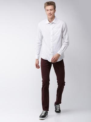 white printed casual shirt - 17542489 - Standard Image - 4